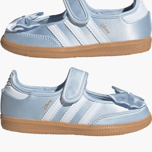 Adidas x Disney Alice in Wonderland  Light Blue Dress Shoes with Bow - Picture 6 of 8